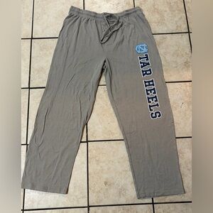 North Carolina Tar Heels Lightweight Pajama Pants Adult Sz Large